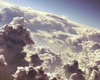 clouds, sky, space wallpaper