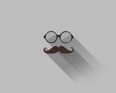 hipster, bigote