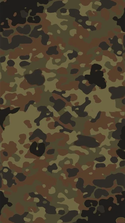 Papel de parede com padrão de camuflagem do exército alemão 020