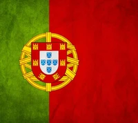 Bandera de Portugal con escudo y blasón