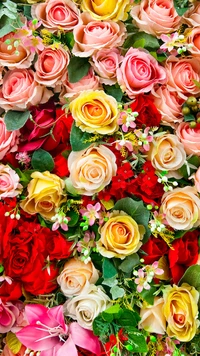 rose, food, nature, bouquet wallpaper