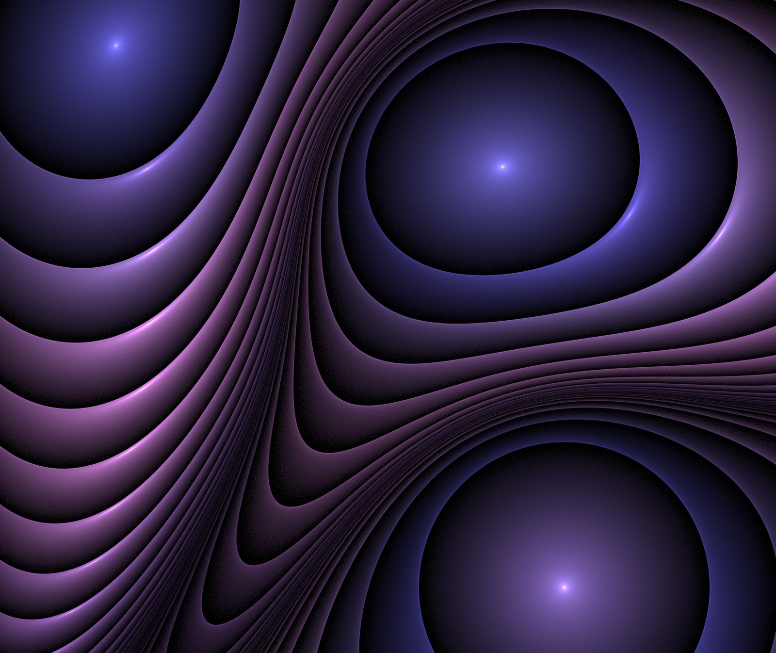 A close up of a computer generated image of a purple and black background (meem, rubab)