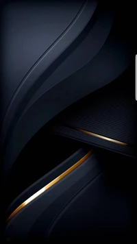 Elegant Fusion of Gold and Carbon Textures