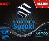 Logotipo Android Suzuki com emblemas de marca