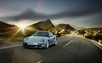 porsche 930, porsche, car, sports car, road