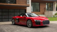 voiture de sport, voiture, audi, audi r8, supersportive