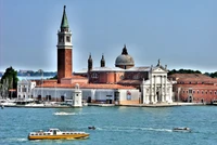 Iglesia de San Giorgio Maggiore: Icono veneciano junto a la vía fluvial