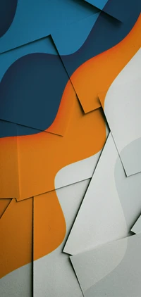 hood, orange, art, electric blue, pattern wallpaper