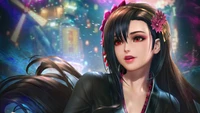 tifa lockhart, kimono, beautiful, girls, final fantasy 7 remake wallpaper