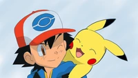 pikachu, ash ketchum, pokemon, anime, fondo de pantalla 4k