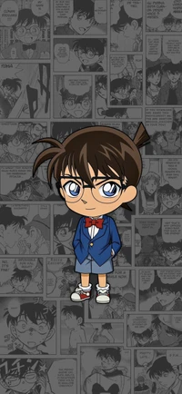 detective, conan, japonés, anime, iphone