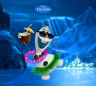 cartoon, character, frozen movie 2013, olaf snowman