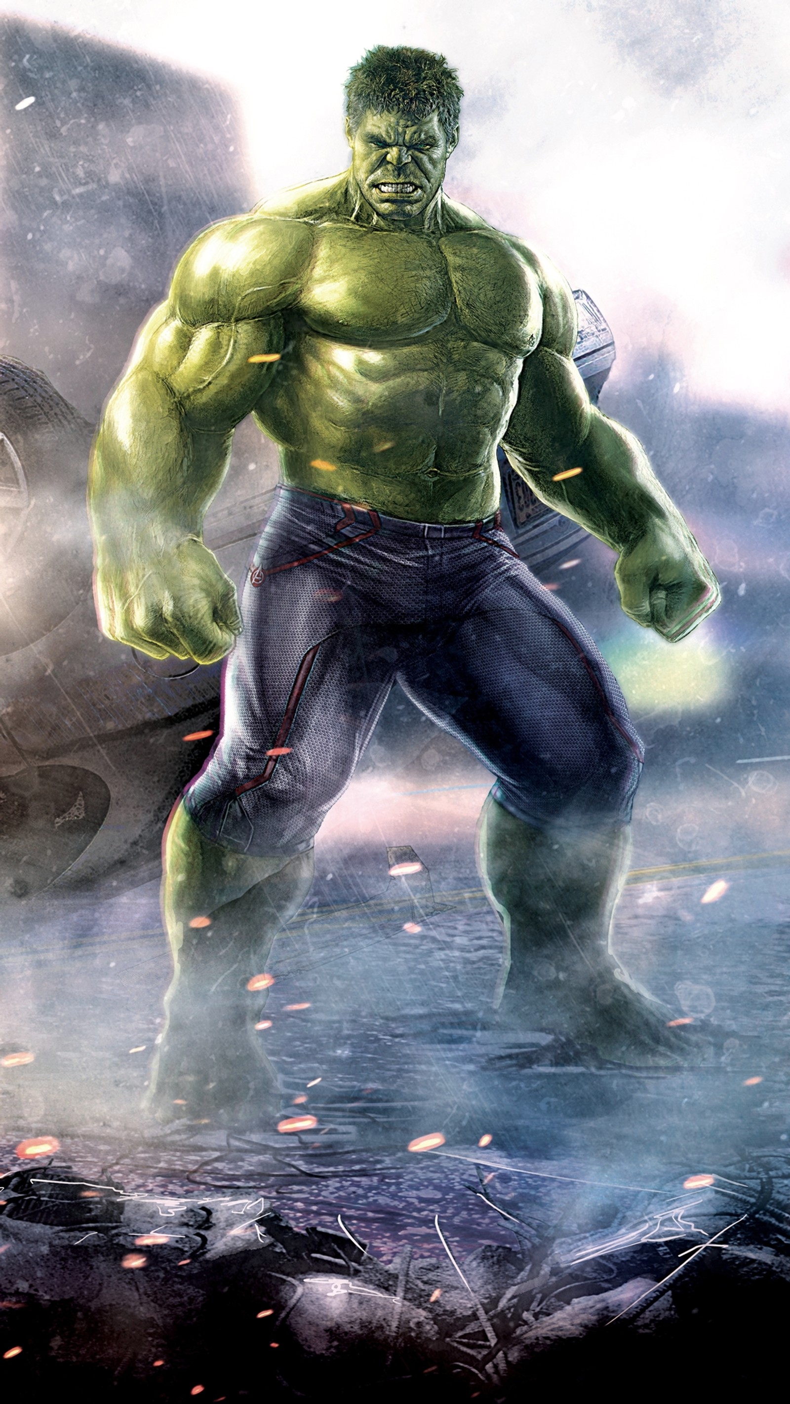 Hulk dans le film des avengers (1080x1920, avengers, hulk, marvel comics)