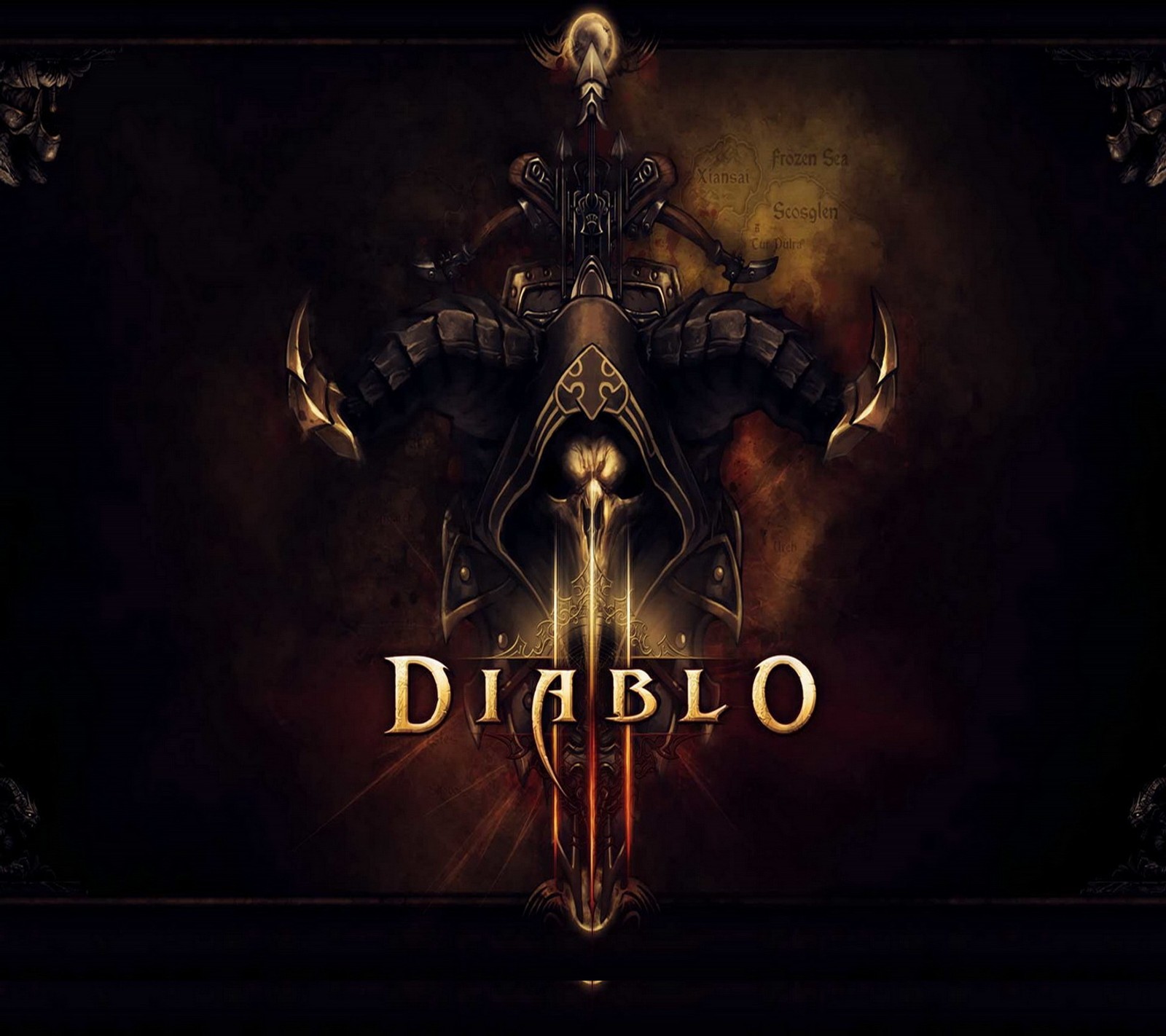 Lade demon hunter spiele, diablo Hintergrund herunter