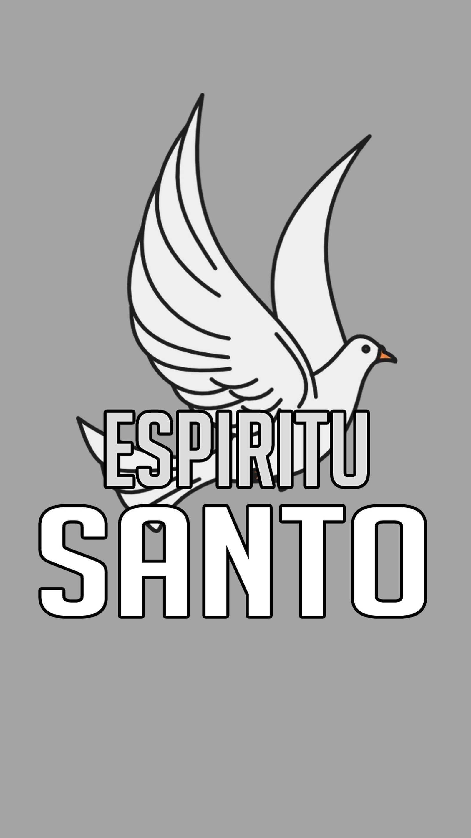 Lade gott, espiritu santo, paloma blanca, santo Hintergrund herunter