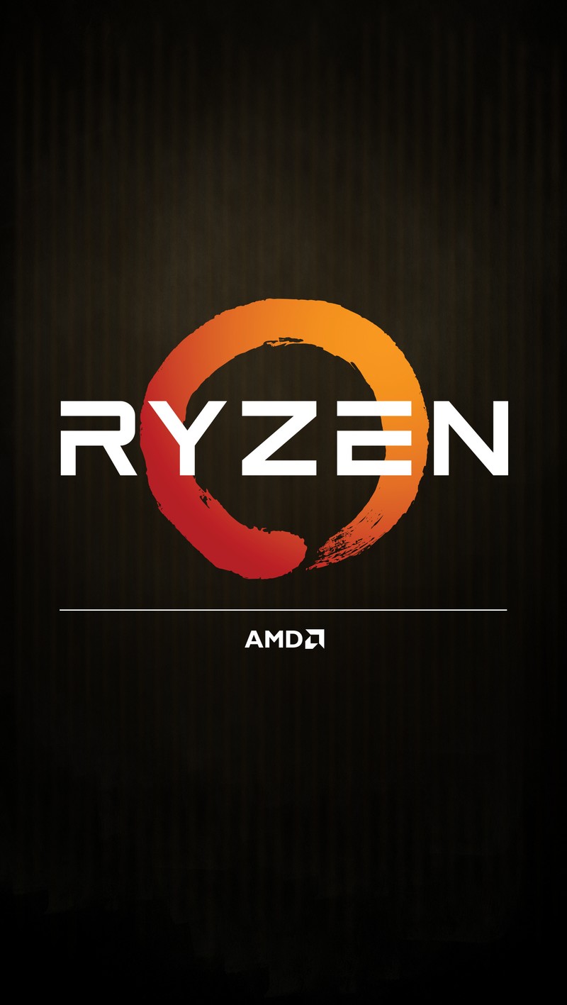 Логотип amd ryzen на черном фоне (2017, amd, цп, ryzen, технология)