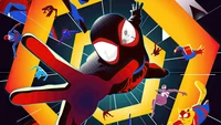 человек паук через вселенные, spider man across the spider verse, 5k, фильмы 2023, человек паук