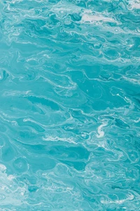 Turquoise Ocean Waves: A Serene Azure Pattern