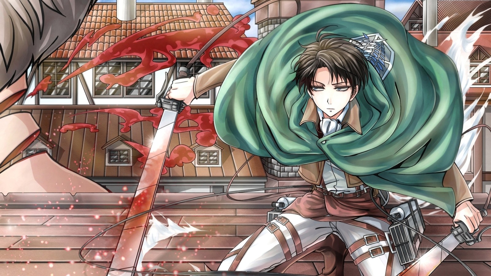 levi ackerman, attack on titan, shingeki no kyojin, anime wallpaper