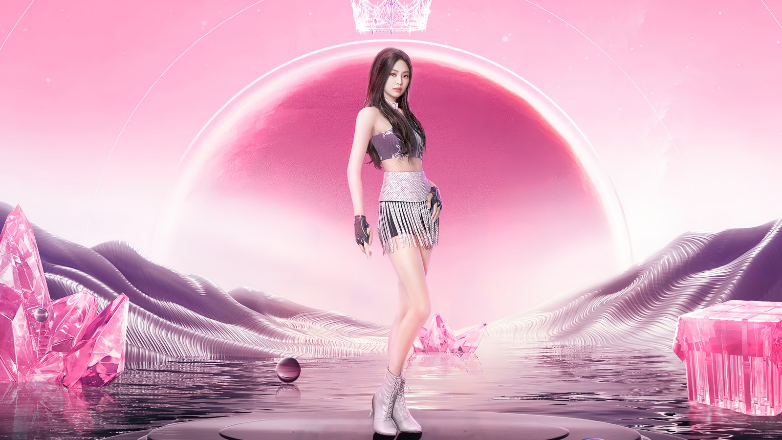 jennie, blackpink, ready for love, pubg, playerunknowns battlegrounds Download Wallpaper