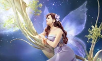 fairy, beauty, illustration, mythical creature, mythology