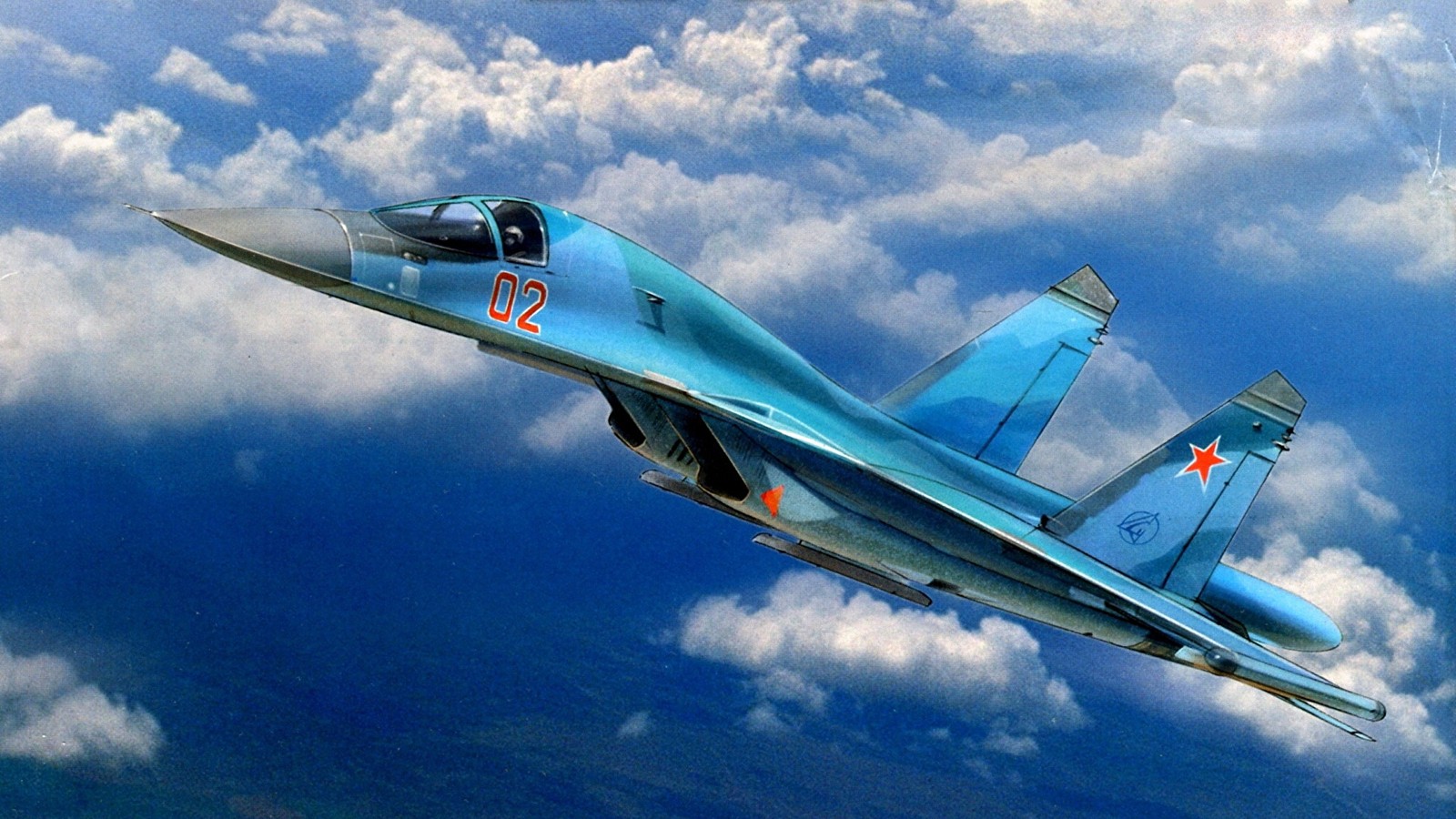 There is a blue fighter jet flying through the sky (aircraft, airplane, military aircraft, aviation, jet aircraft)