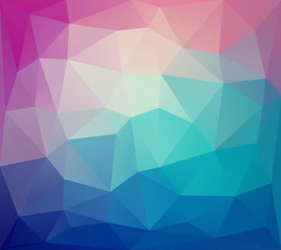 Multicolor Geometric Galaxy Background