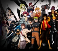 Iconic Anime Characters Unite in Epic Showcase