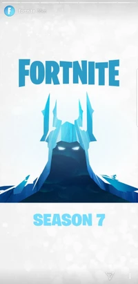 fortnite, génial, givre, glace, bleu