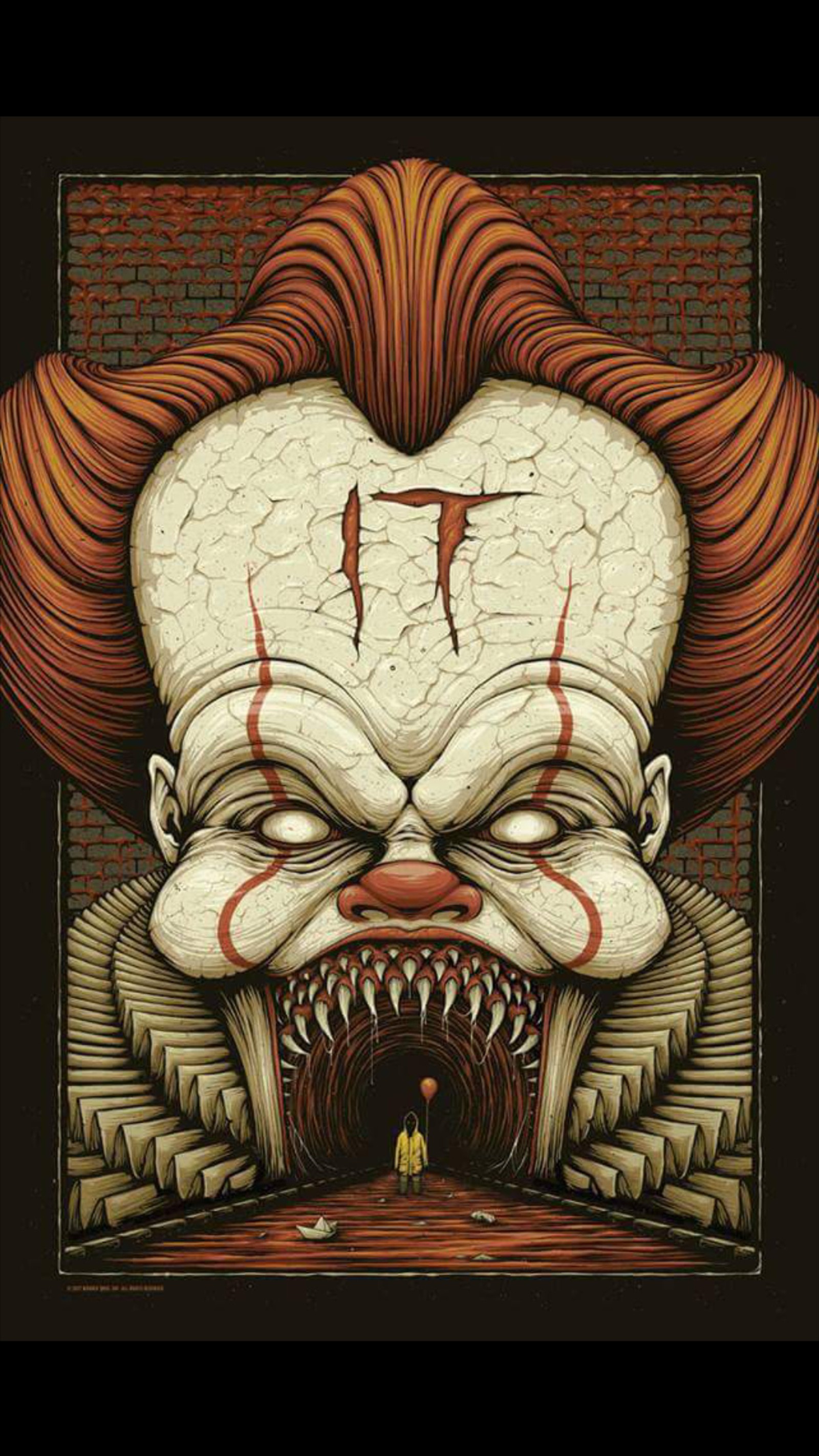 Lade clowns, gruselig, horror, it, pennywise Hintergrund herunter