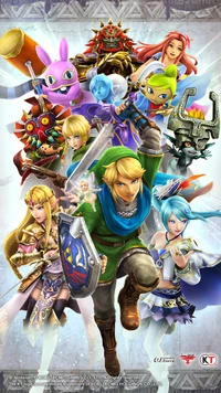 Conflit épique des héros : Les personnages de The Legend of Zelda s'unissent