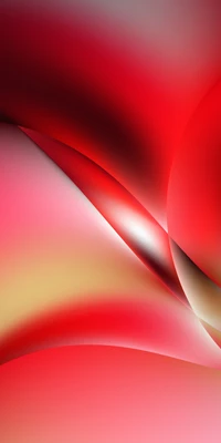 Vibrant Red Abstract Wallpaper for iPhone Homescreen and Lockscreen