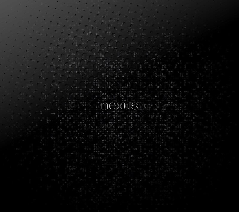 Черный фон с пиксельным узором и словом nexus (android, потрясающе, тёмный, google, hd)