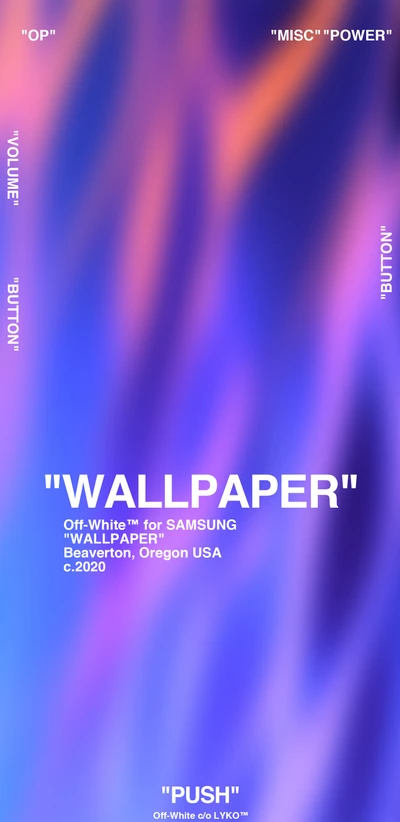 Abstract Galaxy Wallpaper for Samsung S8 in Off-White