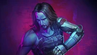 cyberpunk 2077, video game, johnny silverhand, keanu reeves wallpaper