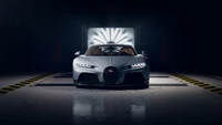 2021 Bugatti Chiron Super Sport : Une Voiture Hyper Sportive en Contraste Frappant