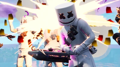 La fête de danse épique de Marshmello dans Fortnite Battle Royale