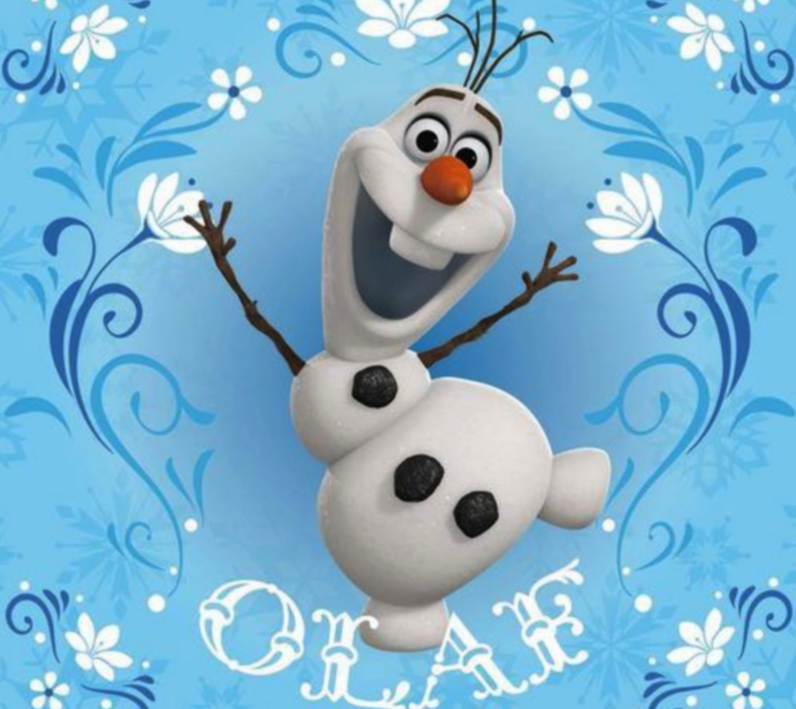 Скачать обои холодное сердце, frozen, olaf, снег, снеговик