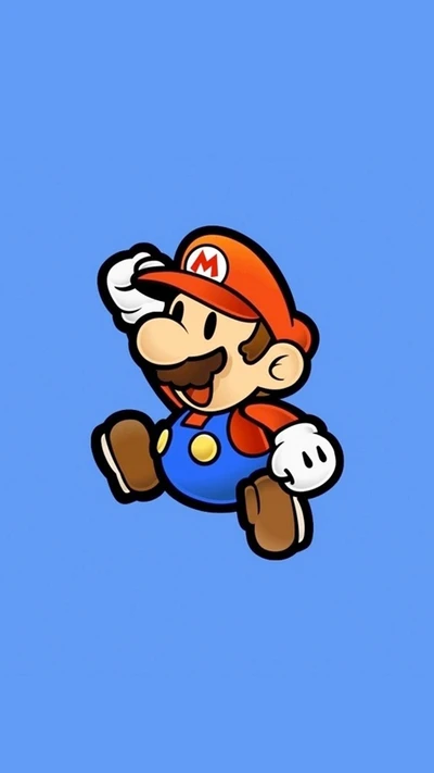 blue, super mario