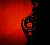 abstract, black, dark, red wallpaper