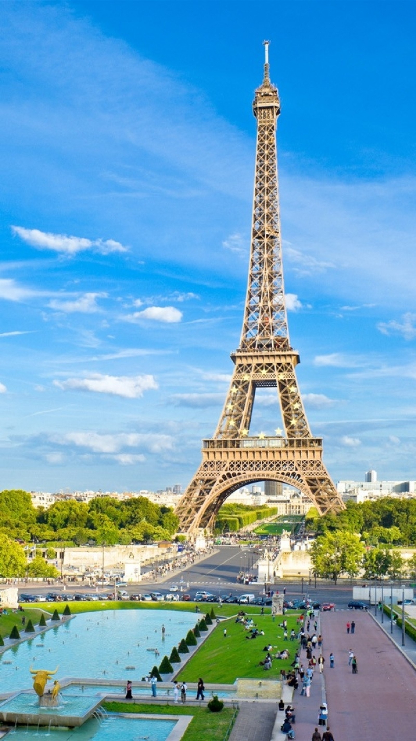 Vista aérea da torre eiffel em paris, frança (torre eiffel, frança)