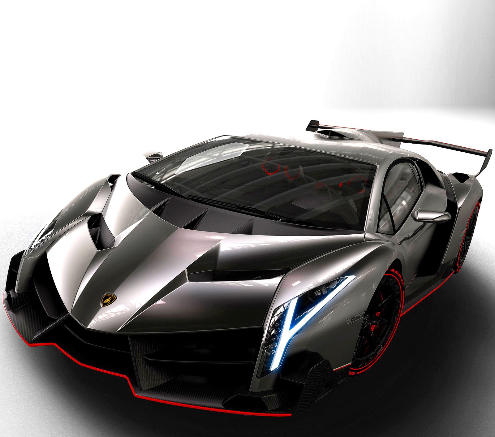 Baixar papel de parede legal, hd, lamborghini veneno, luzes, matt