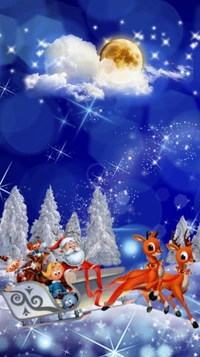 abstract, christmas, night, xmas wallpaper