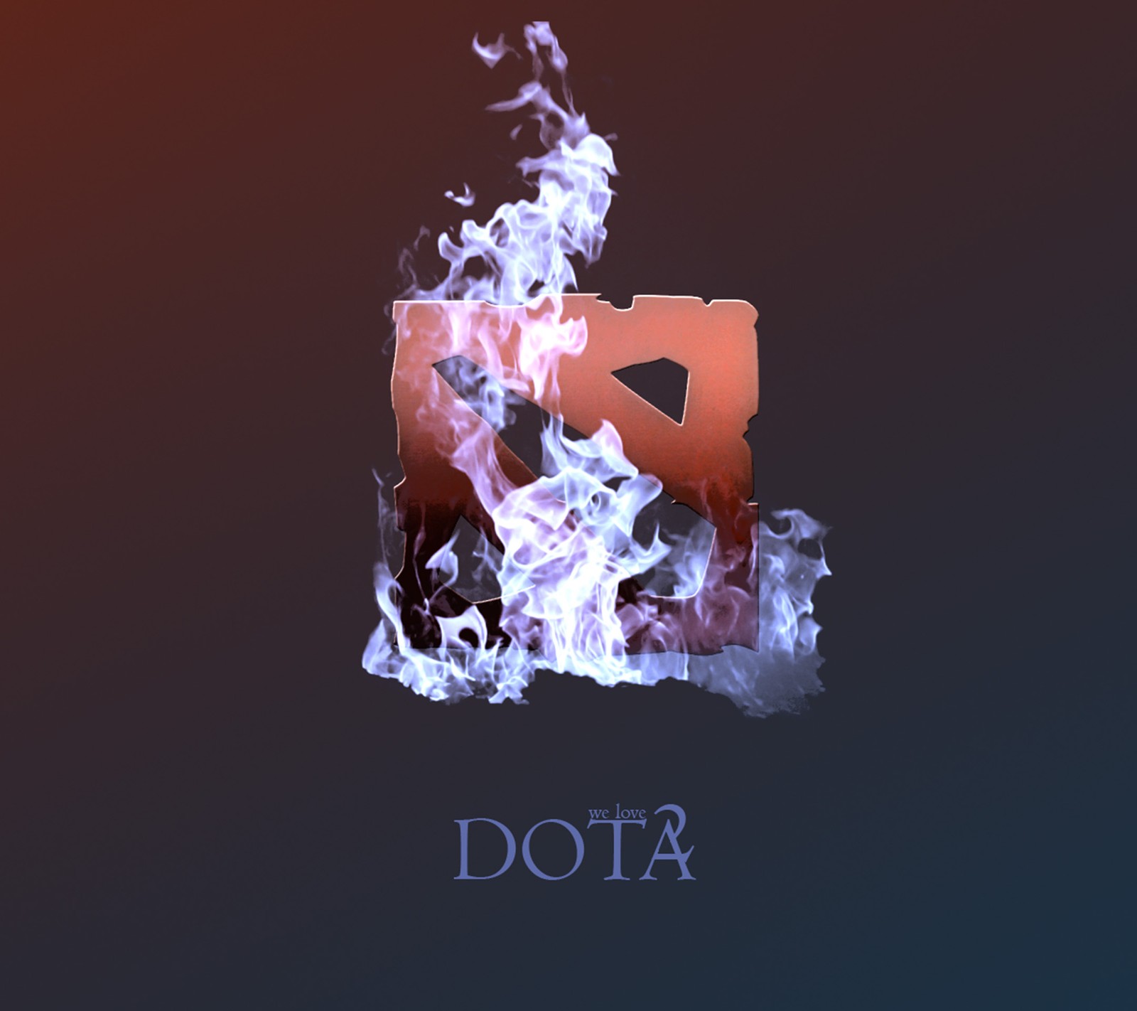 Téléchargez le fond d'écran dota, logo