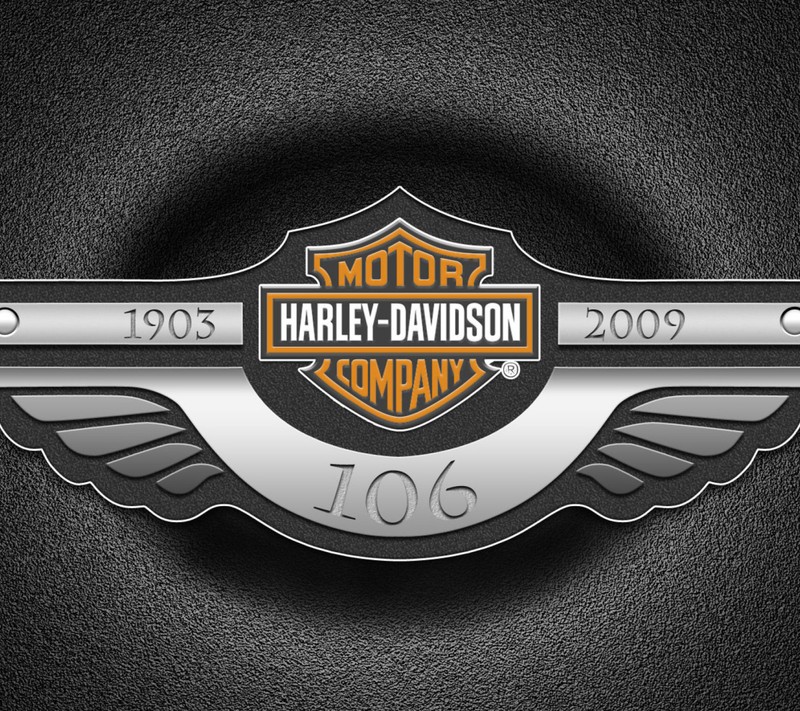 Логотип компании harley davidson на черном фоне (хетджет, thattjh)