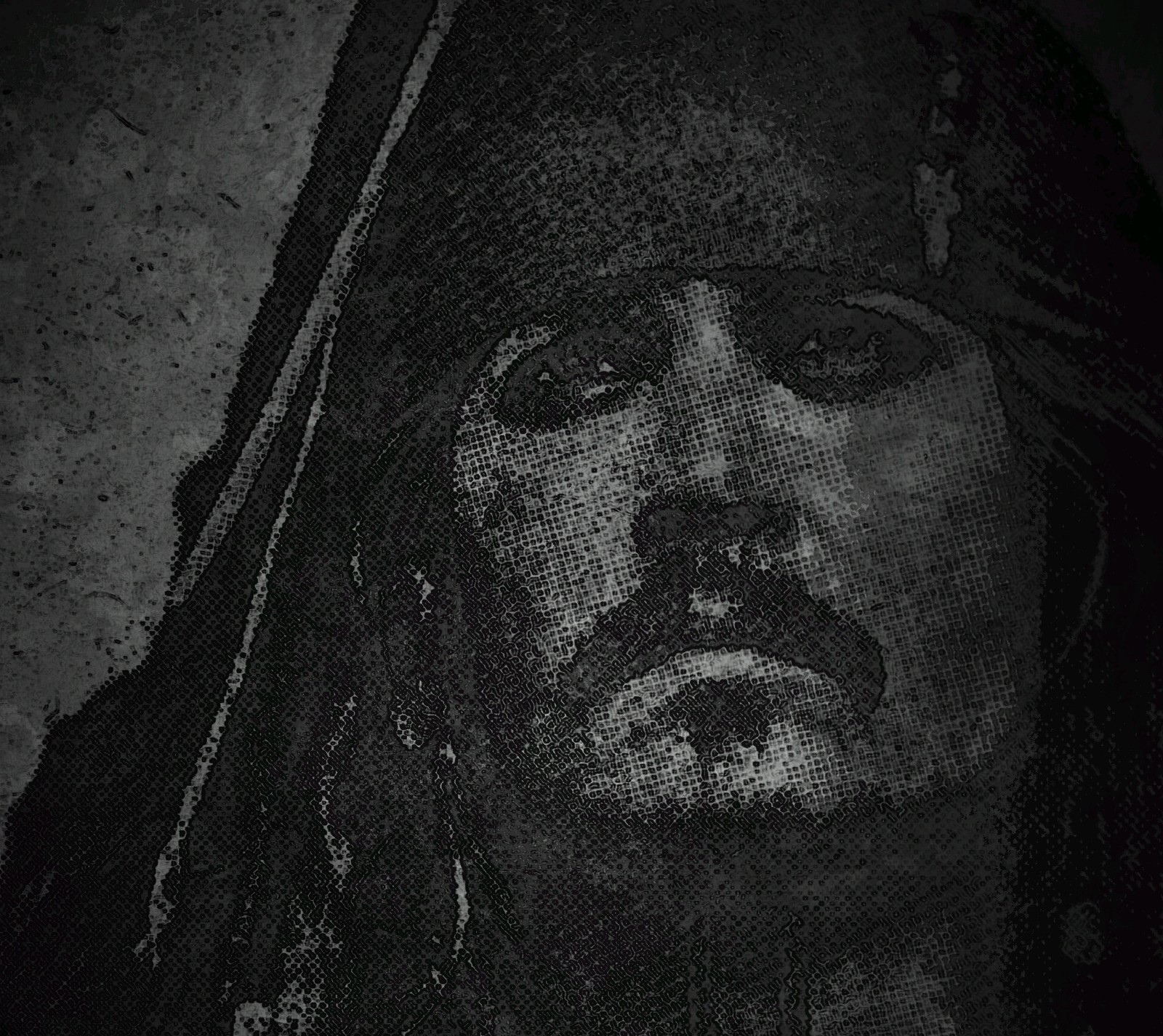 Un primer plano de un hombre con un sombrero y una barba (diseño, jack sparrow)