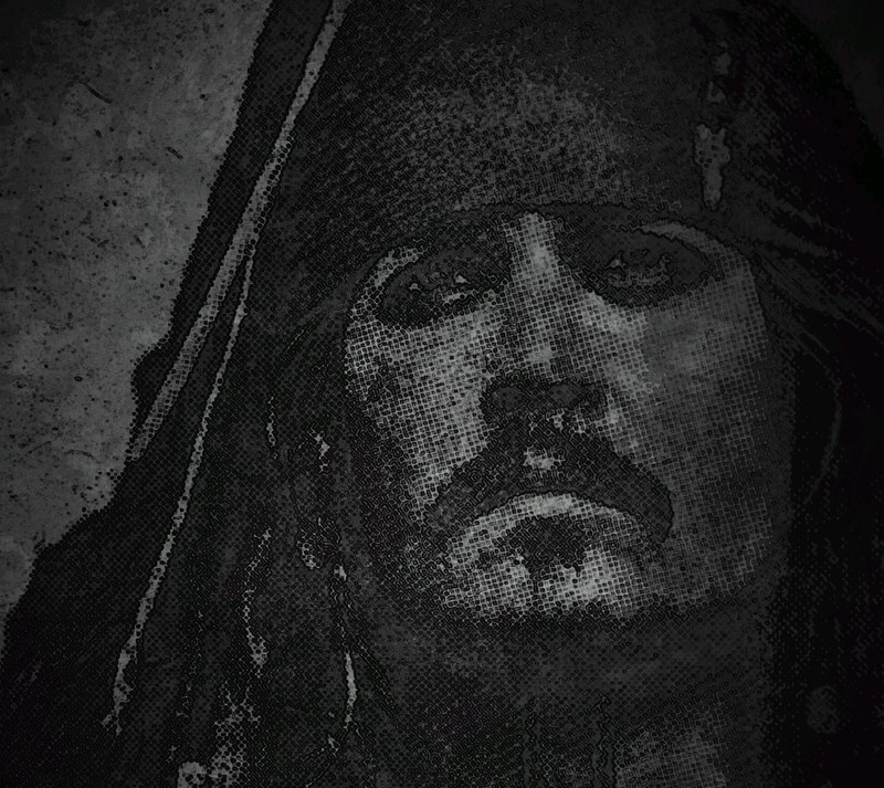 Близкий план мужчины в шляпе и с бородой (дизайн, джек воробей, jack sparrow)