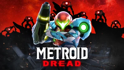 Samus Aran en action contre des ennemis ominés dans Metroid Dread.