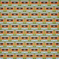 Retro Cassette Tapes Pattern: A Musical Journey