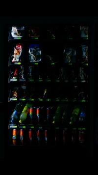 Snackautomat in der Dunkelheit: Eine Sammlung multimedialer Erfrischungen